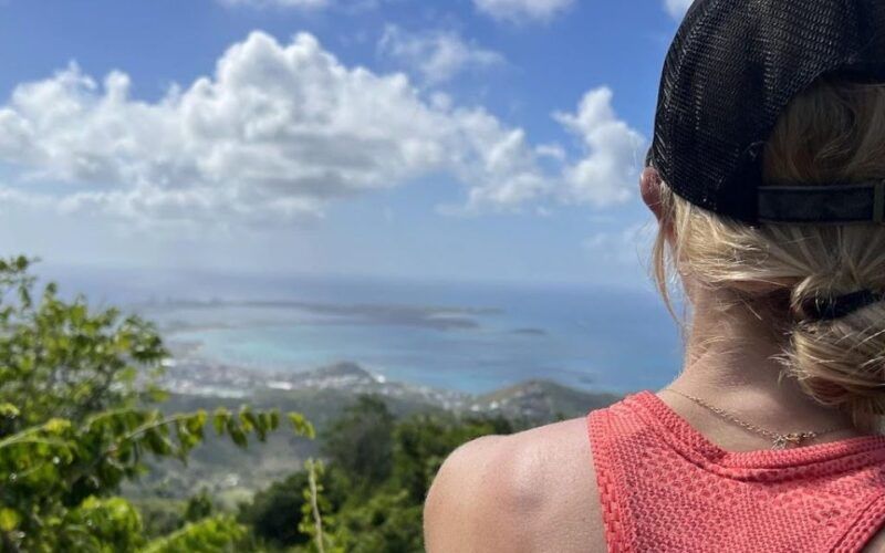 Broadreach instructor looks out over St Martin